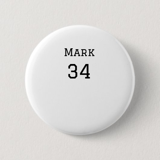 Mannschaftsname hinzufügen Spielername Datum Sport Button (Vorderseite)