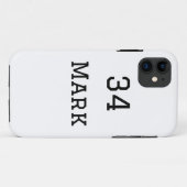 Mannschaftsname hinzufügen Spielername Datum Sport Case-Mate iPhone Hülle (Rückseite (Horizontal))