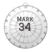 Mannschaftsname hinzufügen Spielername Datum Sport Dartscheibe (vorne)