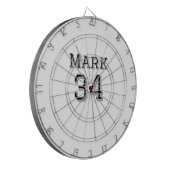 Mannschaftsname hinzufügen Spielername Datum Sport Dartscheibe (Vorderseite Links)