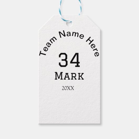 Mannschaftsname hinzufügen Spielername Datum Sport Geschenkanhänger (Vorderseite)