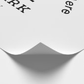 Mannschaftsname hinzufügen Spielername Datum Sport Geschenkpapier (Ecke)