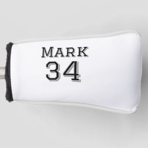 Mannschaftsname hinzufügen Spielername Datum Sport Golf Headcover