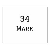 Mannschaftsname hinzufügen Spielername Datum Sport Gummistempel (Prägung)