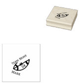 Mannschaftsname hinzufügen Spielername Datum Sport Gummistempel (Stempel)