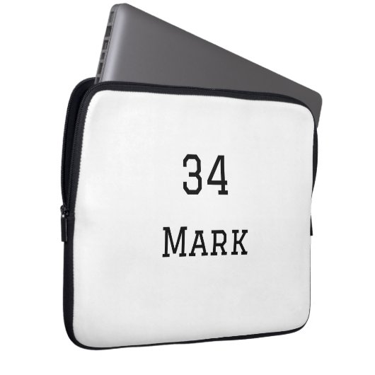 Mannschaftsname hinzufügen Spielername Datum Sport Laptopschutzhülle (Vorne Rechts)