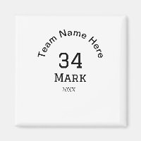 Mannschaftsname hinzufügen Spielername Datum Sport