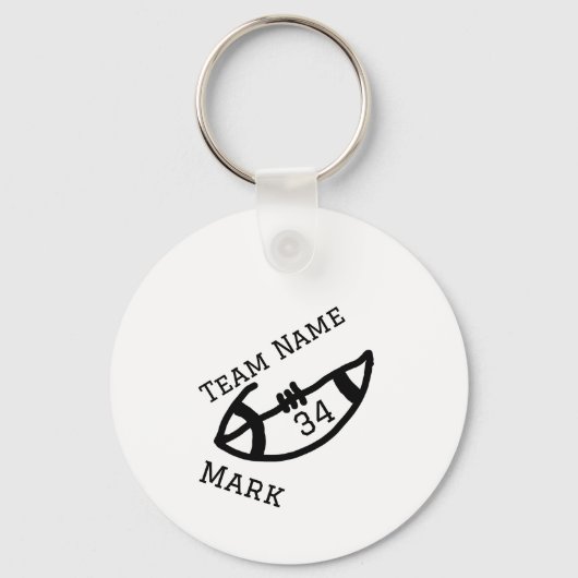 Mannschaftsname hinzufügen Spielername Datum Sport Schlüsselanhänger (Vorderseite)
