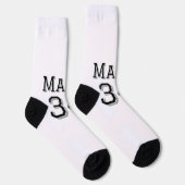 Mannschaftsname hinzufügen Spielername Datum Sport Socken (Rechts)