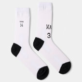 Mannschaftsname hinzufügen Spielername Datum Sport Socken (Rechts)