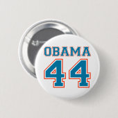 Mannschaftsobama 44. Präsident Button (Vorne & Hinten)