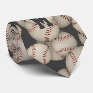 Mannschaftssport mit Monogramm Baseball-Softball Krawatte