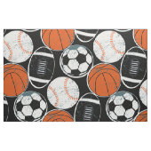 Mannschaftssportbälle Stoff (Fat Quarter (45,7 x 55,9 cm))