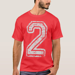 Mannschaftstrikots Uniform Nummer 2wo Schule Sport T-Shirt