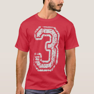 Mannschaftstrikots Uniformen Nummer 3hree Schul Sp T-Shirt