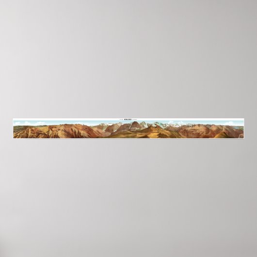 MANNSwiss AlPS 360° PanORAMA Poster (Vorne)