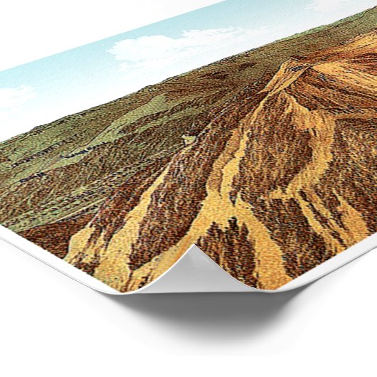 MANNSwiss AlPS 360° PanORAMA Poster (Ecke)