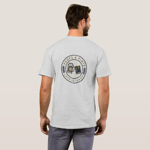 MannWappen Front, Siegelrückseite T-Shirt