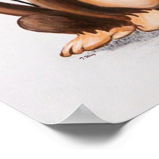 Manny, das Monkey Poster (Ecke)