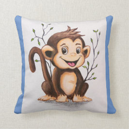 Manny der Affe 2 Seite Kissen