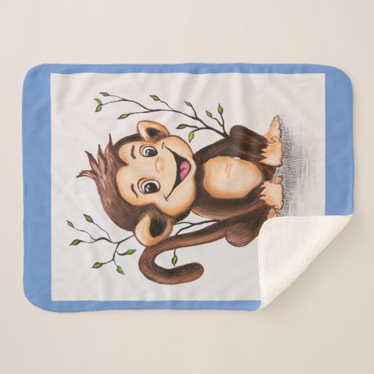 Manny der Affe Sherpadecke (Vorderseite (Horizontal))