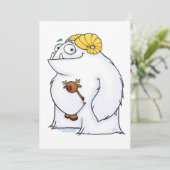 Manny der Yeti, Karte (Stehend Vorderseite)