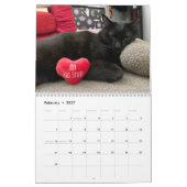 Manny Halloween-Katze 2026 Kalender (Feb 2027)