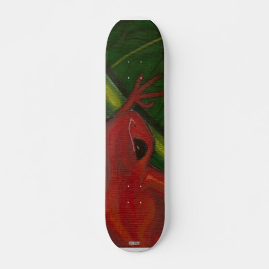 Manny The Mantella (Frosch) Skateboard (Vorne)