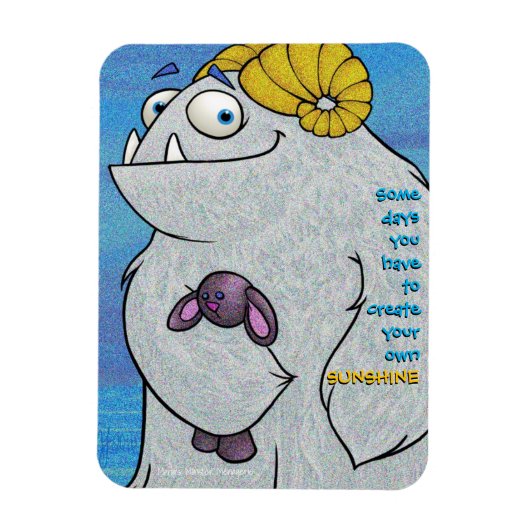 Manny the Yeti, Magnet (Vertikal)
