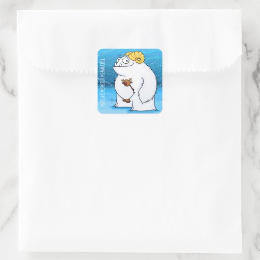 Manny Yeti, Sticker (Tasche)