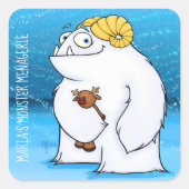 Manny Yeti, Sticker (Vorderseite)