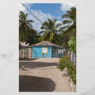 Mano Juan village in Saona Domenican Republic Briefpapier