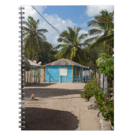 Mano Juan village in Saona Domenican Republic Notizblock