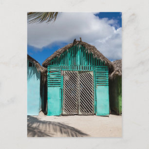 Mano Juan village in Saona Domenican Republic Postkarte