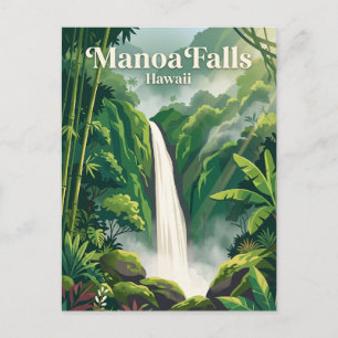 Manoa Falls Hawaii Postkarte
