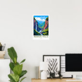 Manoa Falls Hawaii Travel Print Poster (Heimbüro)
