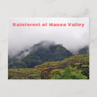 Manoa Valley Rainforest Postcard Postkarte