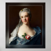 Manon Balletti von Jean-Marc Nattier Poster (Vorne)