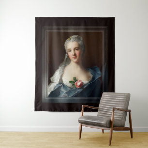 Manon Balletti von Jean-Marc Nattier Wandteppich