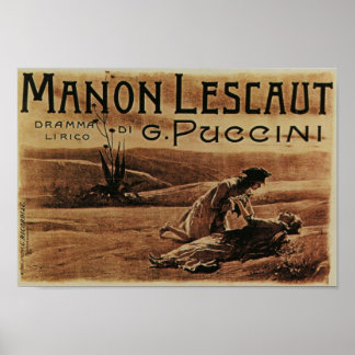 Manon Lescaut Poster