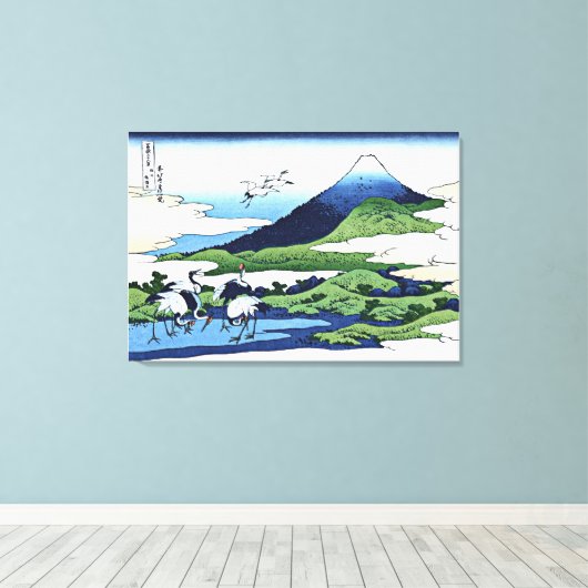 Manor Umezawa in der Provinz Sagami Leinwanddruck (Insitu (Holzboden))