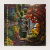 Manor Under November Fall Puzzle (Horizontal)