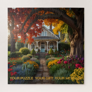 Manor Under November Fall Puzzle