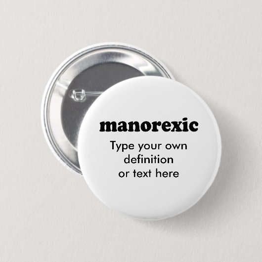 MANOREXISCH BUTTON (Vorne & Hinten)