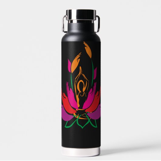 manos abrazadoras trinkflasche (Vorne)