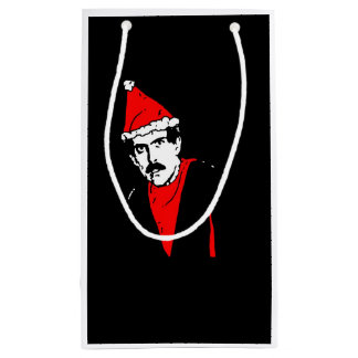 Manos bringt kleine Vorlagengeschenk-Tasche zurück Geschenktüte