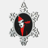 Manos bringt Vorlagenverzierung zurück Schneeflocken Zinn-Ornament (Rechts)