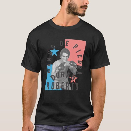 "Manos de Piedra" Roberto Duran T-Shirt (Vorderseite)