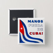 Manos Fuera de Cuba Button (Vorne & Hinten)