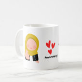#ManoSays - Witty Line on Self Love - Kaffeetasse (Vorderseite Links)